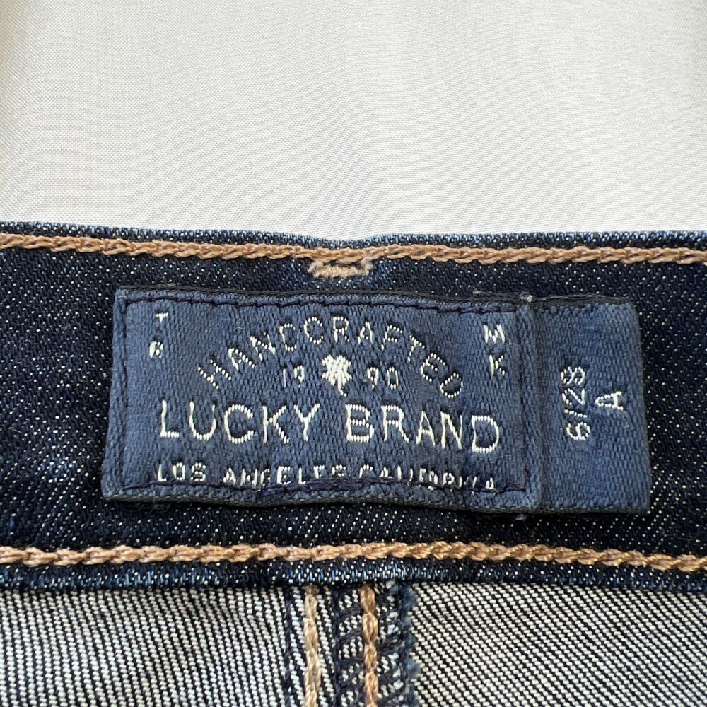 Lucky Brand Brooke Legging Jeans Women’s 6/28A Dark Wash Skinny Orta Premium - Picture 6 of 14